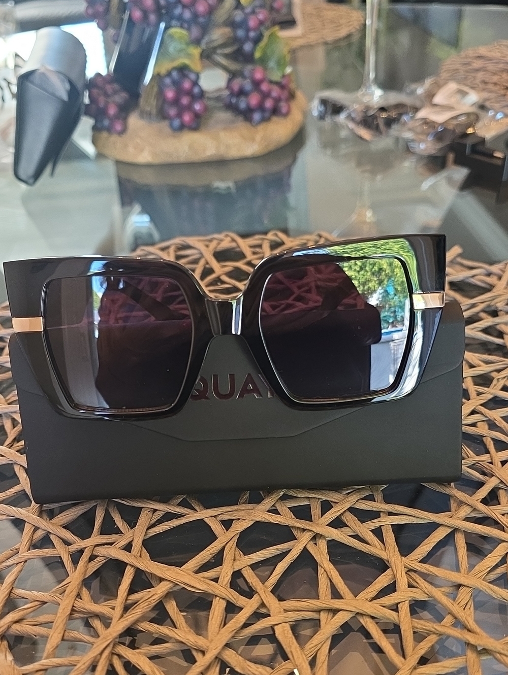 Quay Notorius Black Sunglasses